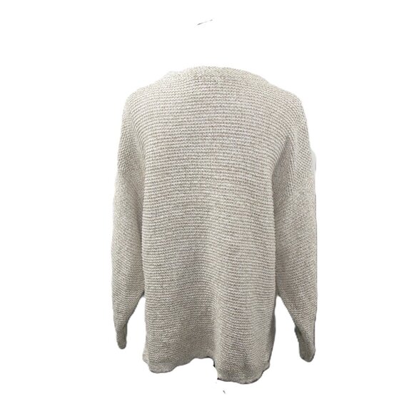 Alps Cream 100% Cotton Crew Neck Sweater Size Medium - Picture 4 of 6
